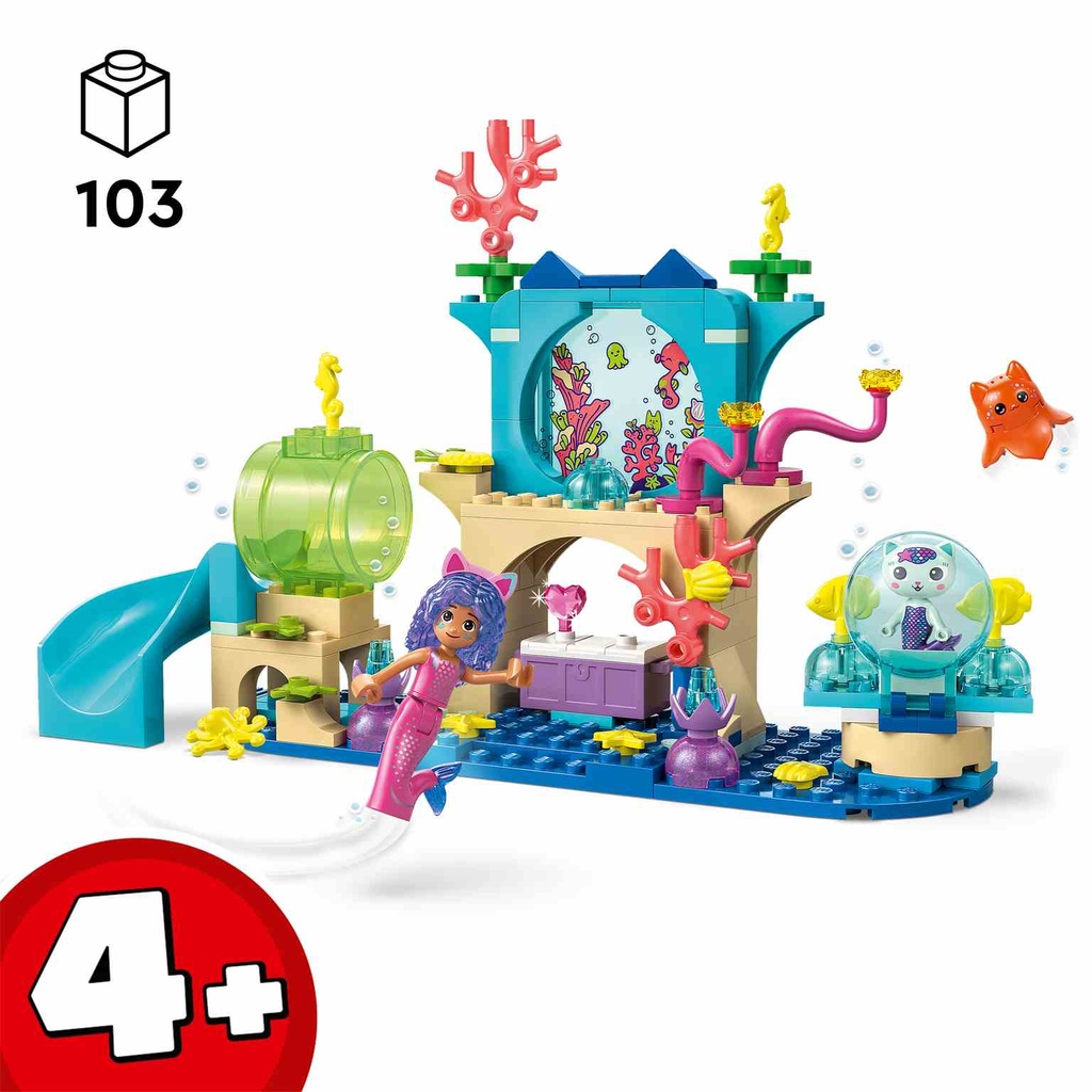 LEGO Gabby's Dollhouse | Aventura en el Acuario de Gabby Sirena  - 11204