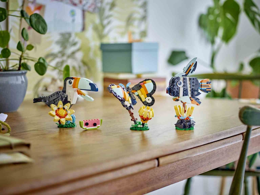 LEGO CREATOR 3en1 | Fauna Salvaje: Tucán Tropical  - 31173