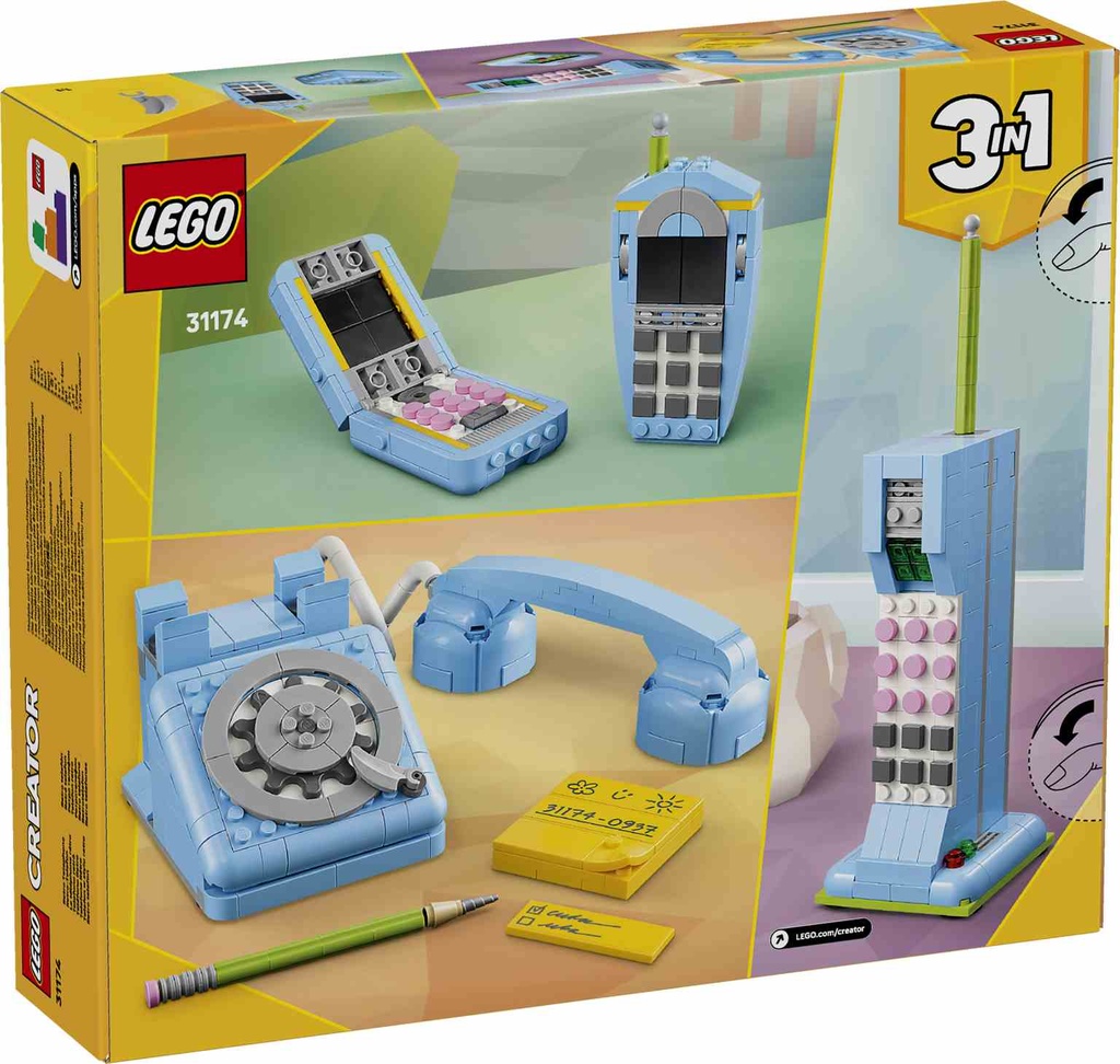 LEGO CREATOR 3en1 | Teléfono Retro - 31174