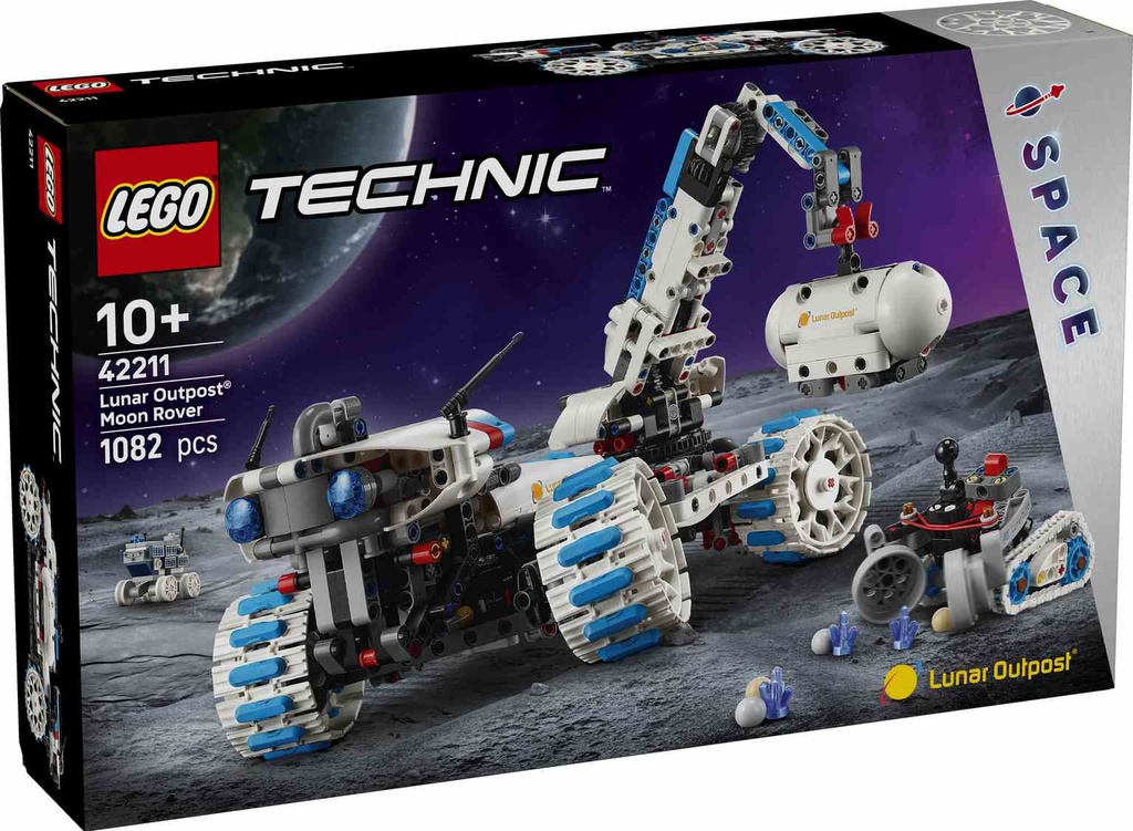 LEGO Technic | Vehículo Espacial Lunar Outpost™: Róver Lunar  - 42211