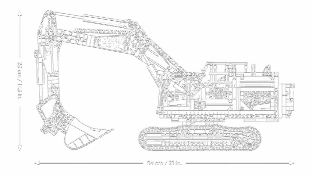 LEGO Technic | Excavadora Volvo EC500 Hybrid  - 42215