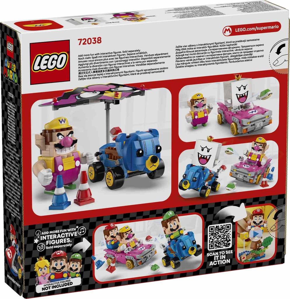 LEGO Super Mario | Mario Kart™ – Wario y Rey Boo - 72038