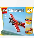 LEGO  Creator 3 en 1 | Avión Rojo Clásico - 30669