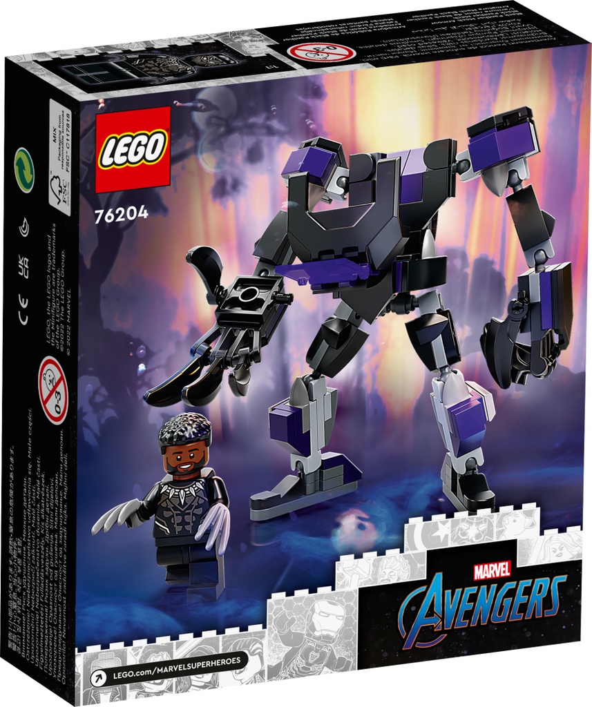 Lego Marvel Armadura Robótica de Black Panther 76204