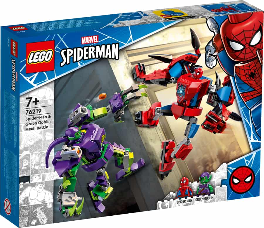 Lego Marvel Spider Man vs. Duende Verde Batalla de Mecas 76219