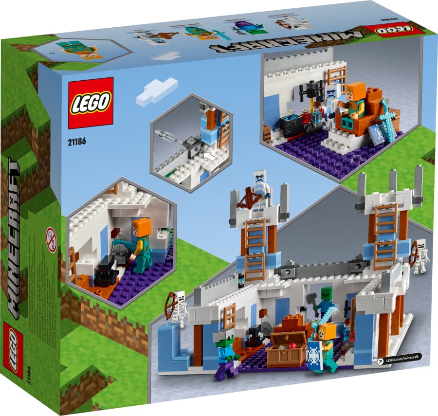 Lego Minecraft El Castillo de Hielo 21186