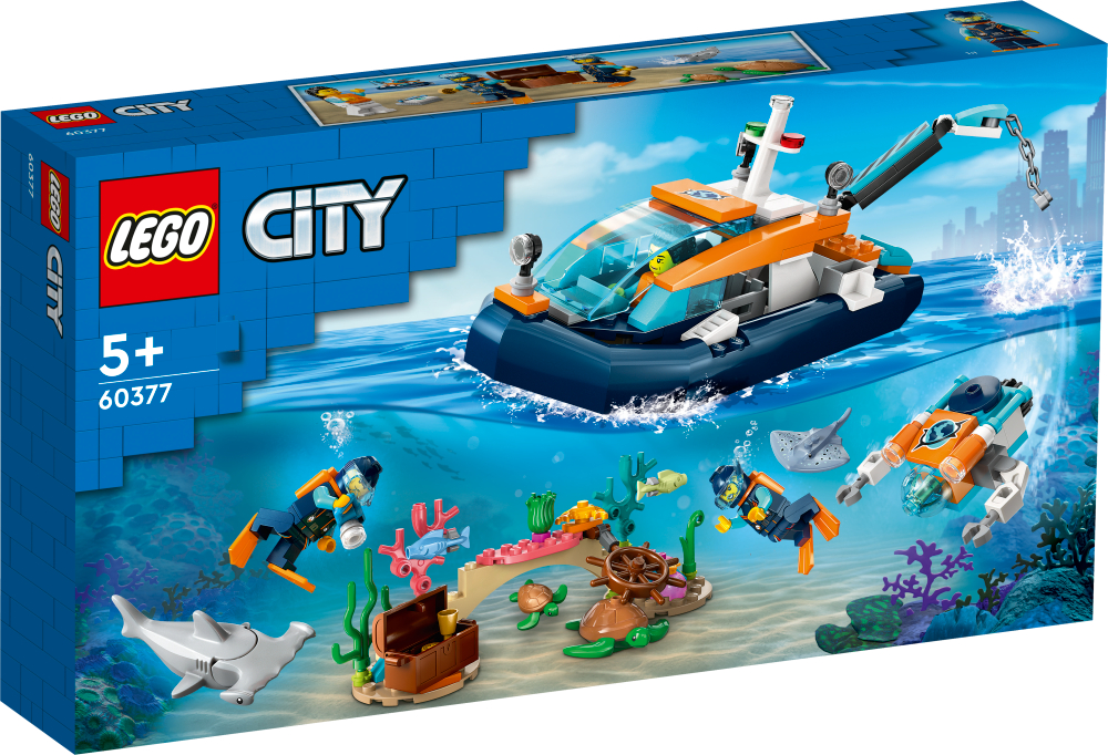 Lego City Barco de Exploración Submarina 60377