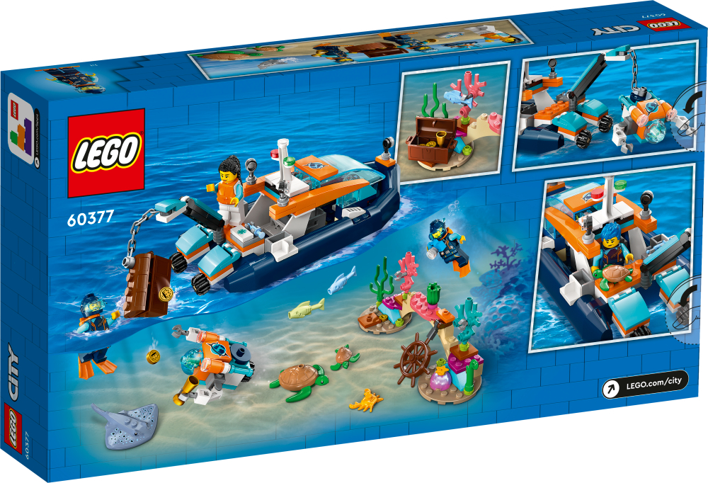 Lego City Barco de Exploración Submarina 60377