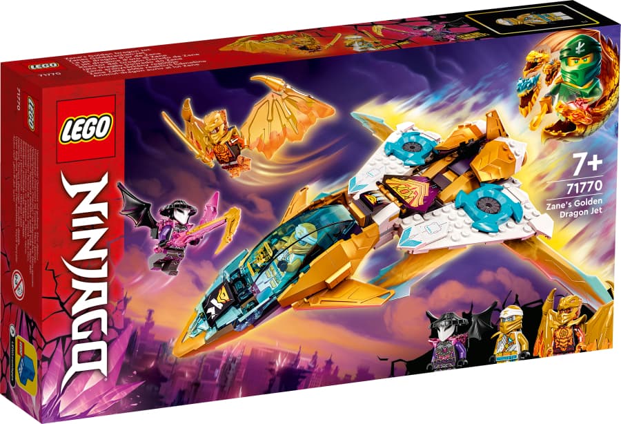 Lego NINJAGO El reactor del dragón dorado de Zane 71770