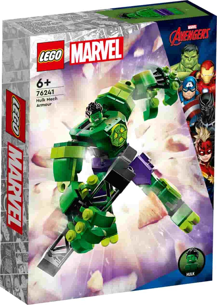 Lego Marvel Armadura Robótica de Hulk 76241