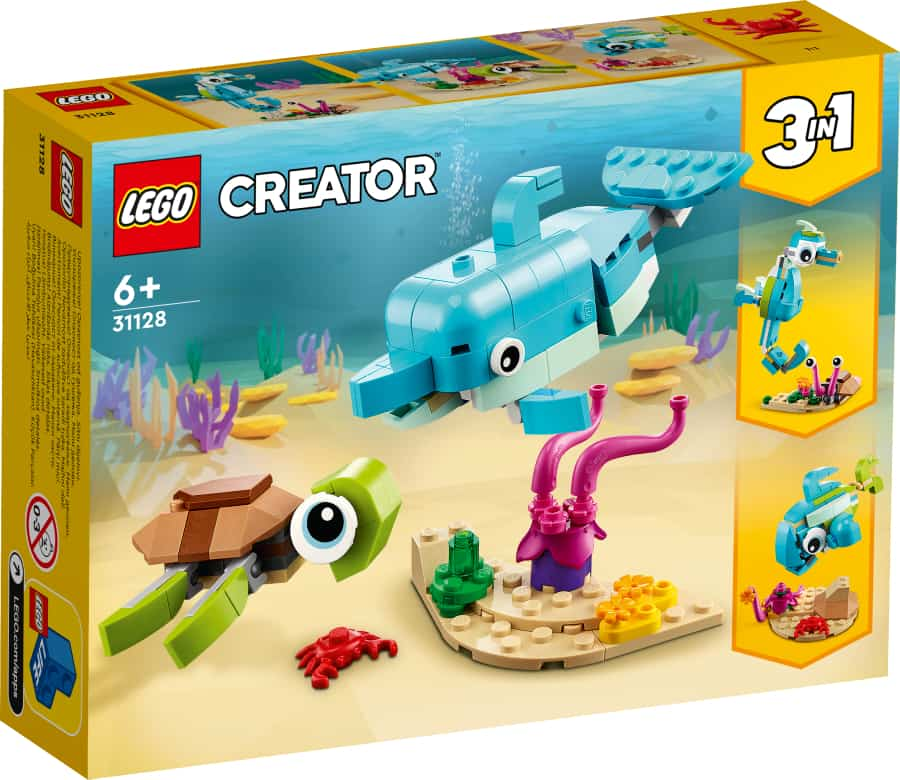 Lego Creator Delfín y Tortuga 31128