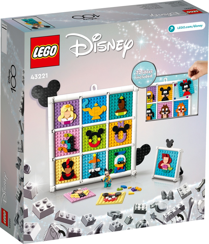 Lego Disney 100 Años de Iconos de la Animación Disney 43221