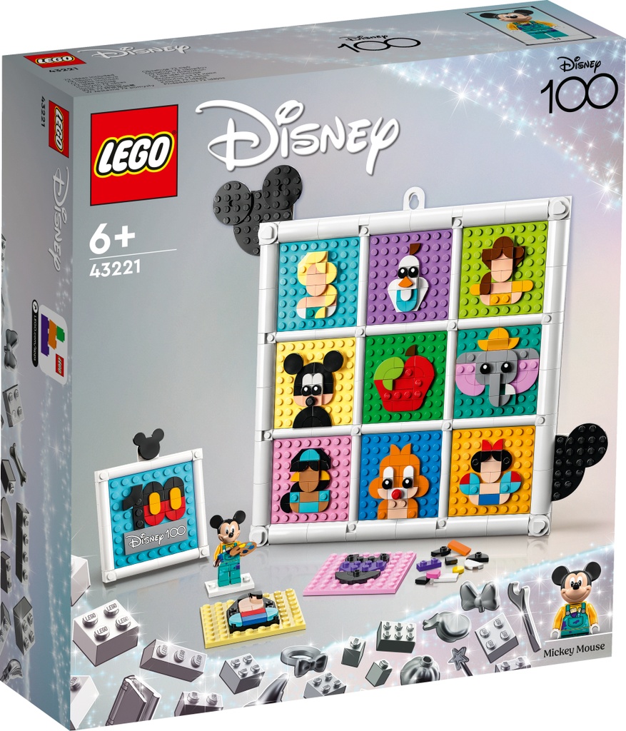 Lego Disney 100 Años de Iconos de la Animación Disney 43221