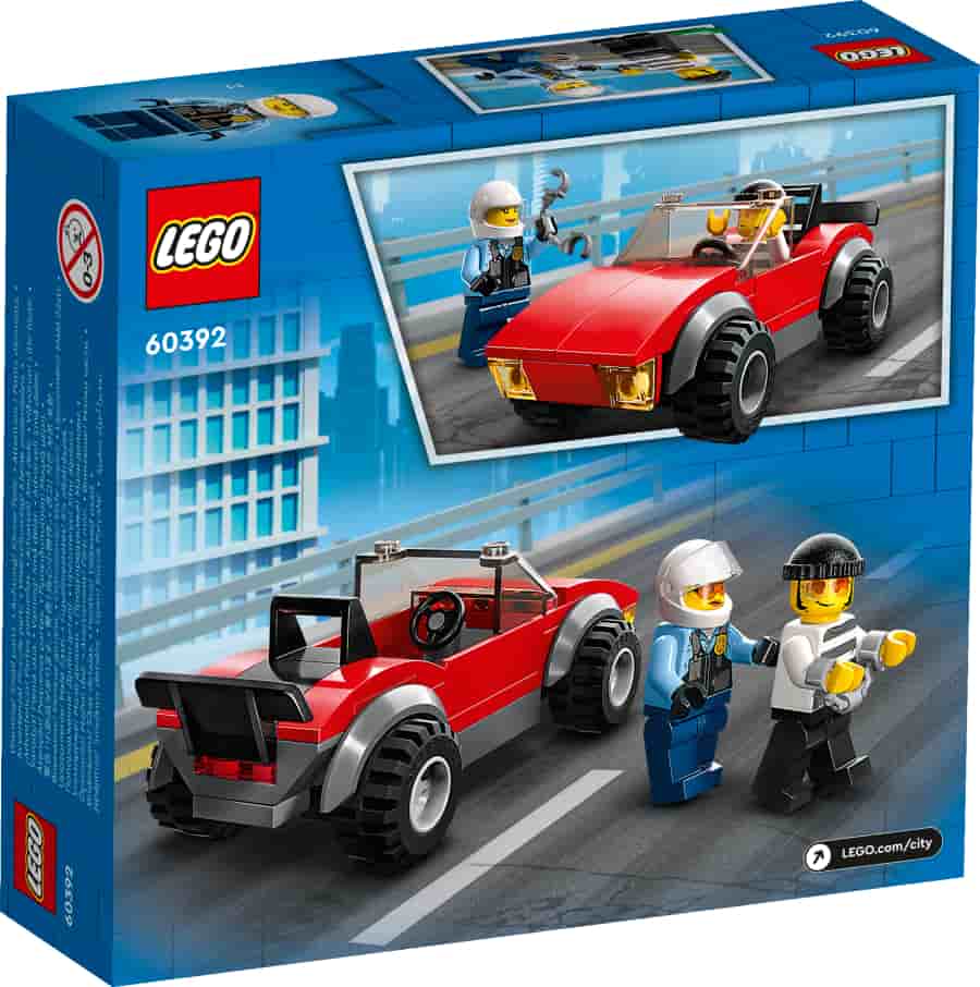 Lego City Moto de Policía y Coche a la Fuga 60392