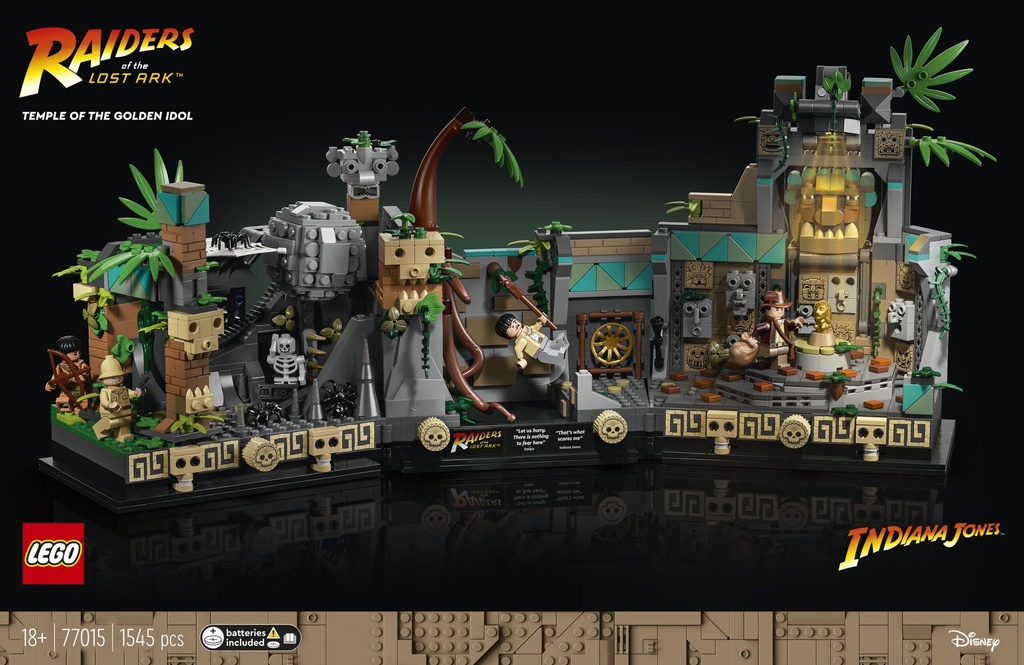 Lego Indiana Jones Templo del Ídolo Dorado 77015