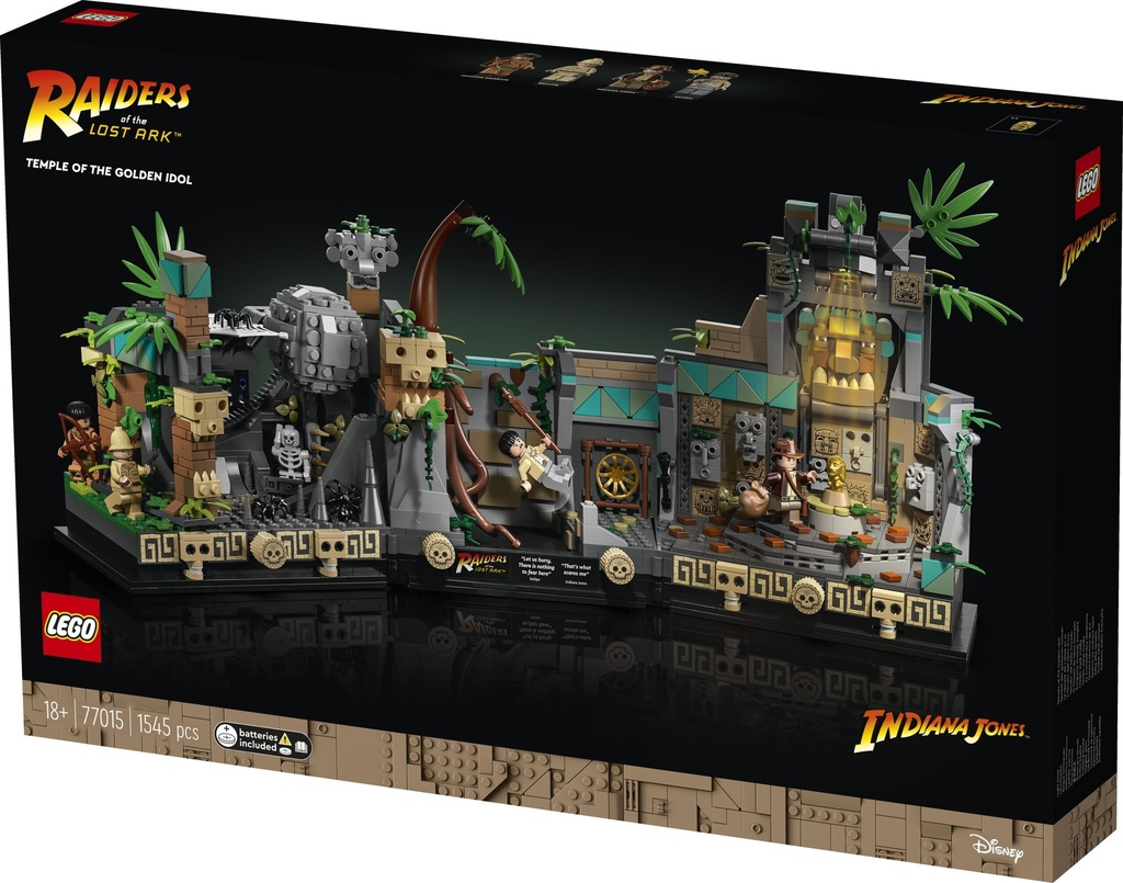 Lego Indiana Jones Templo del Ídolo Dorado 77015