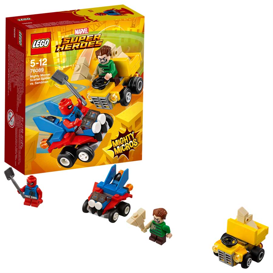 Lego Marvel Mighty Micros Spider Man vs Sandman 76089