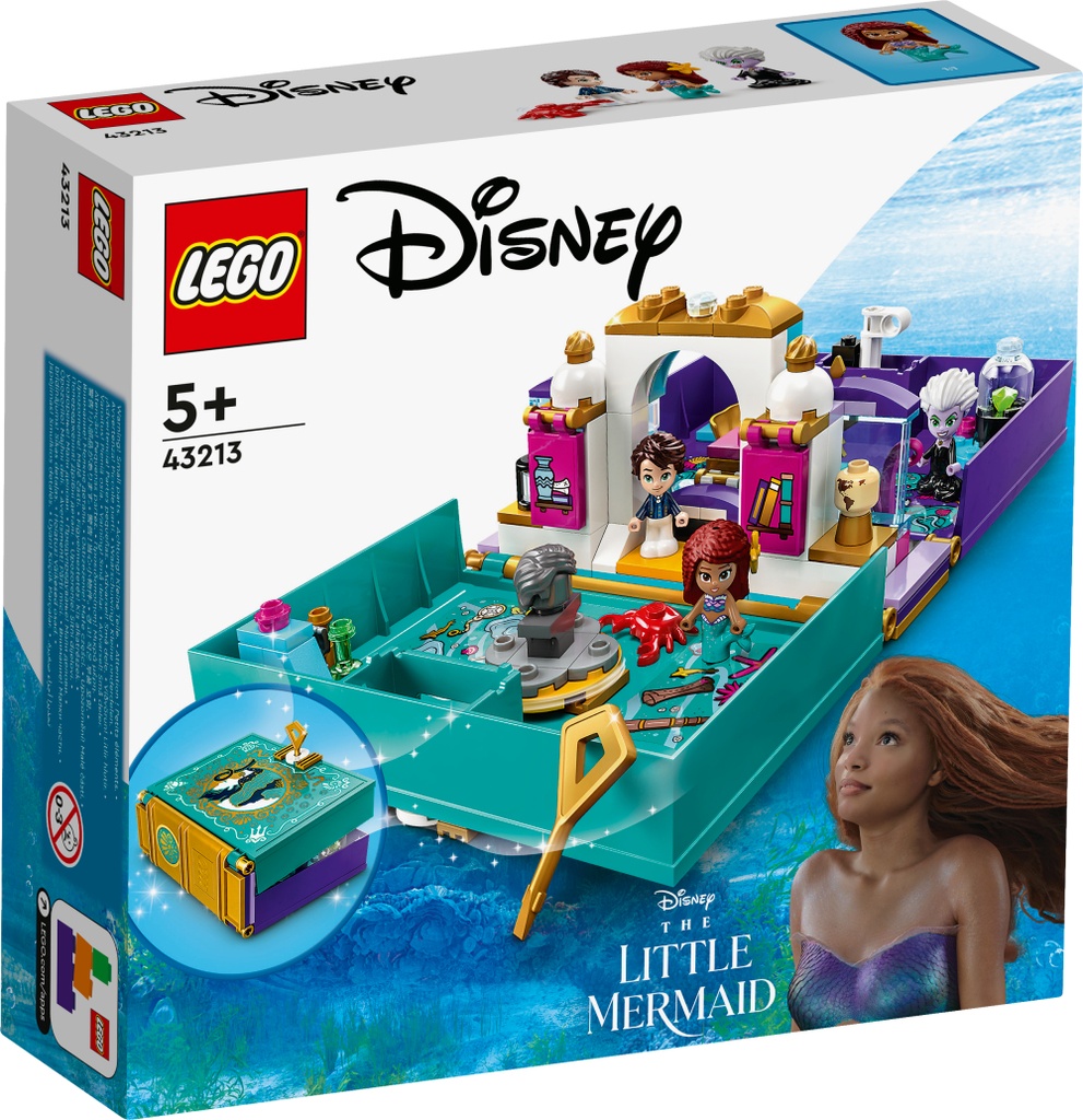 Lego Disney Libro de Cuento La Sirenita 43213