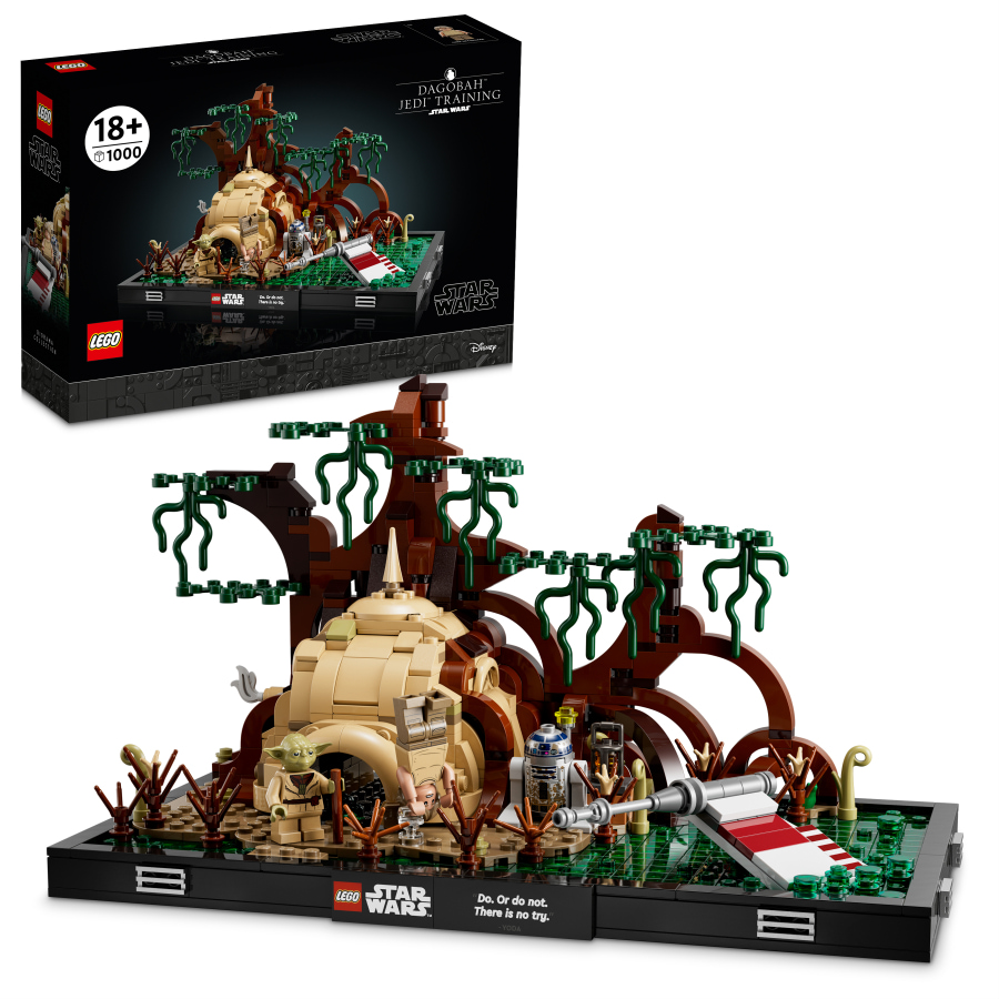 Lego Star Wars Diorama Entrenamiento Jedi en Dagobah 75330