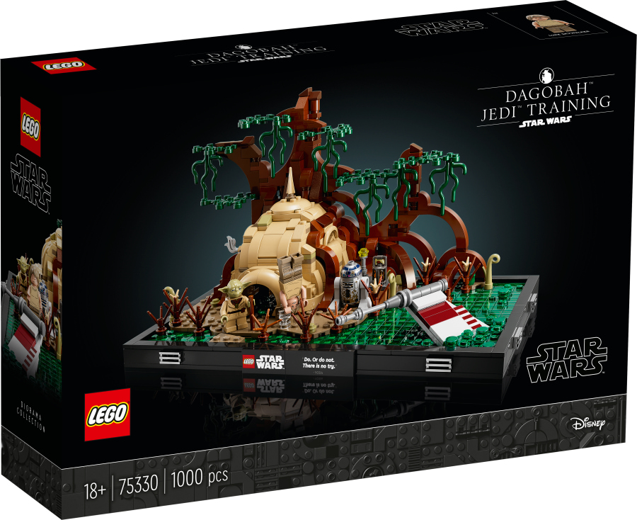 Lego Star Wars Diorama Entrenamiento Jedi en Dagobah 75330