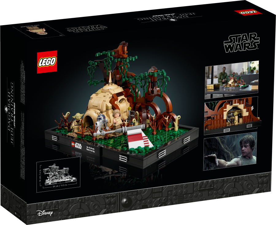 Lego Star Wars Diorama Entrenamiento Jedi en Dagobah 75330