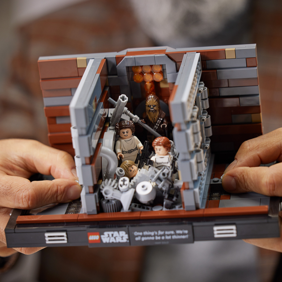 Lego Star Wars Diorama Compactador de Basura de la Estrella de la Muerte 75339