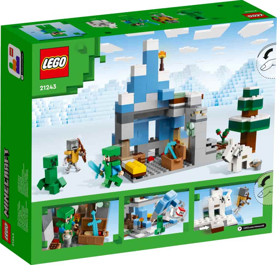 Lego Minecraft Los Picos de Hielo 21243