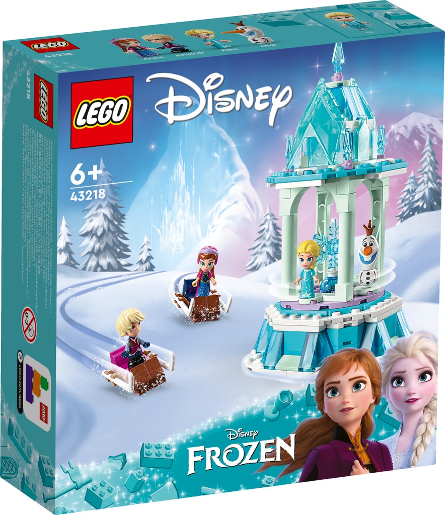 Lego Disney Tiovivo Mágico de Anna y Elsa 43218