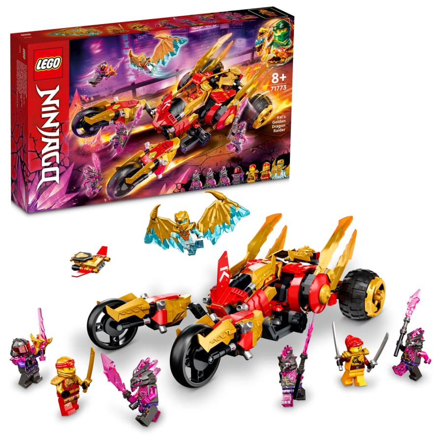 Lego Ninjago Explorador del Dragón Dorado de Kai 71773