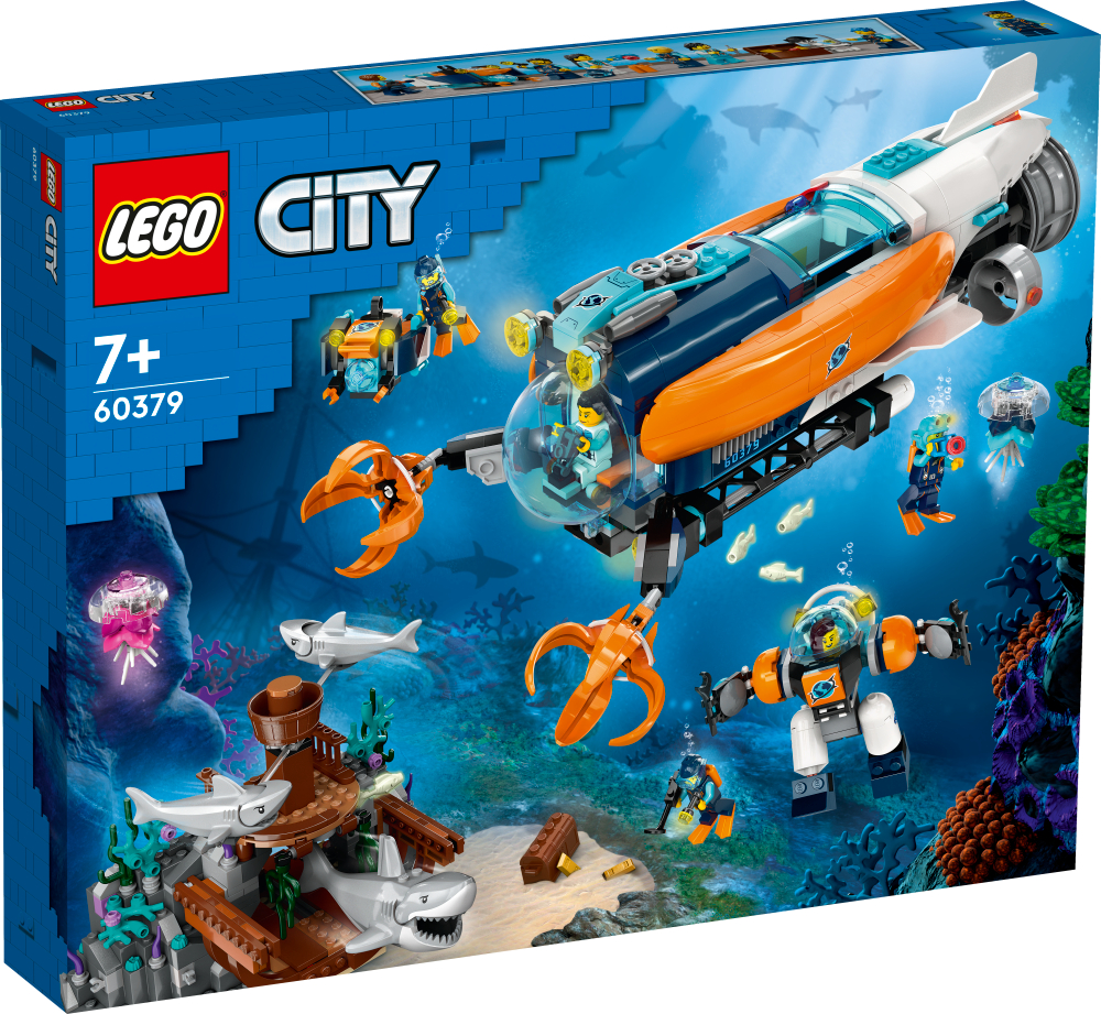 Lego City Submarino de Exploración de las Profundidades 60379