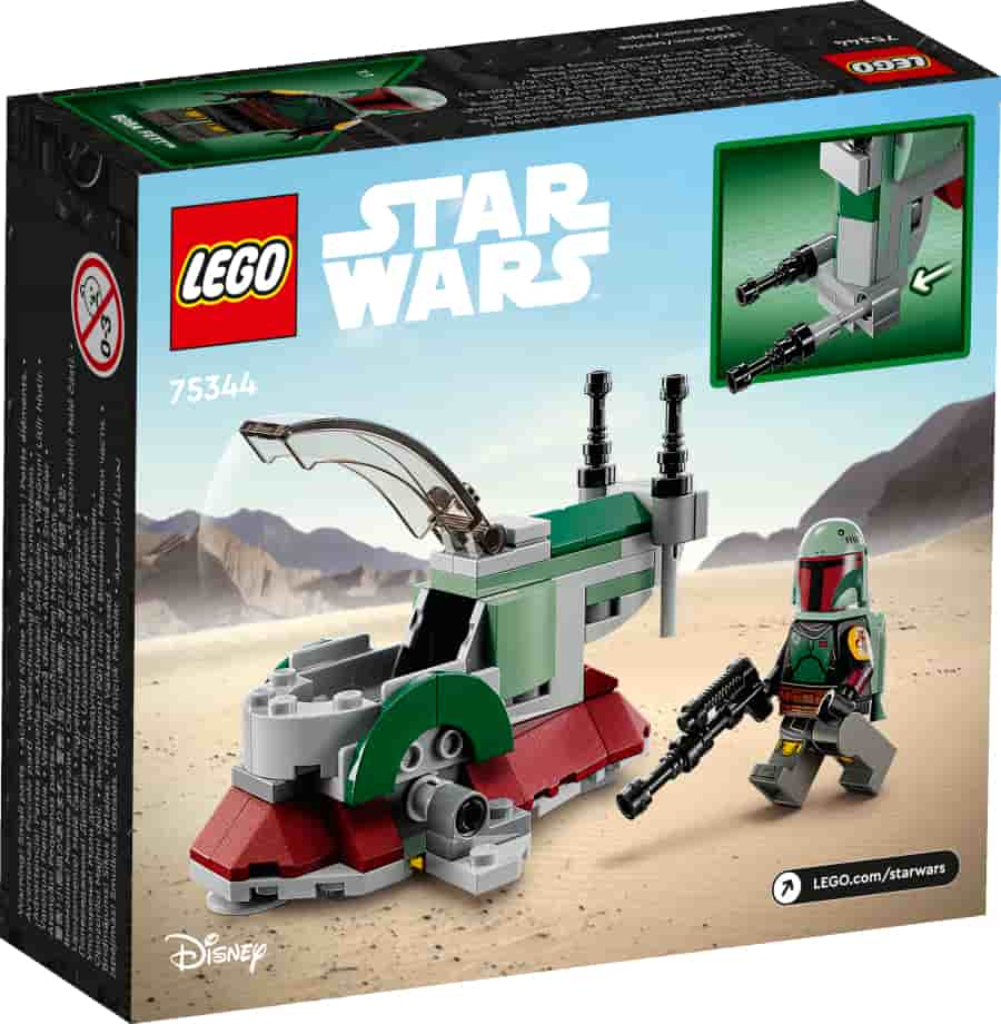 Lego Star wars Microfighter Nave Estelar de Boba Fett 75344