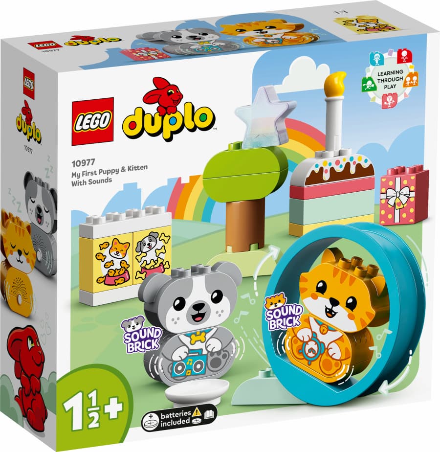 Lego DUPLO Mis primeros cahorritos y gatito con sonido 10977