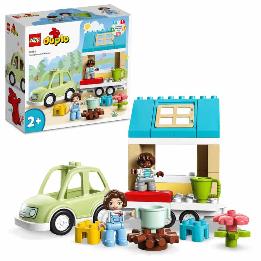 Lego Duplo Casa Familiar con Ruedas 10986