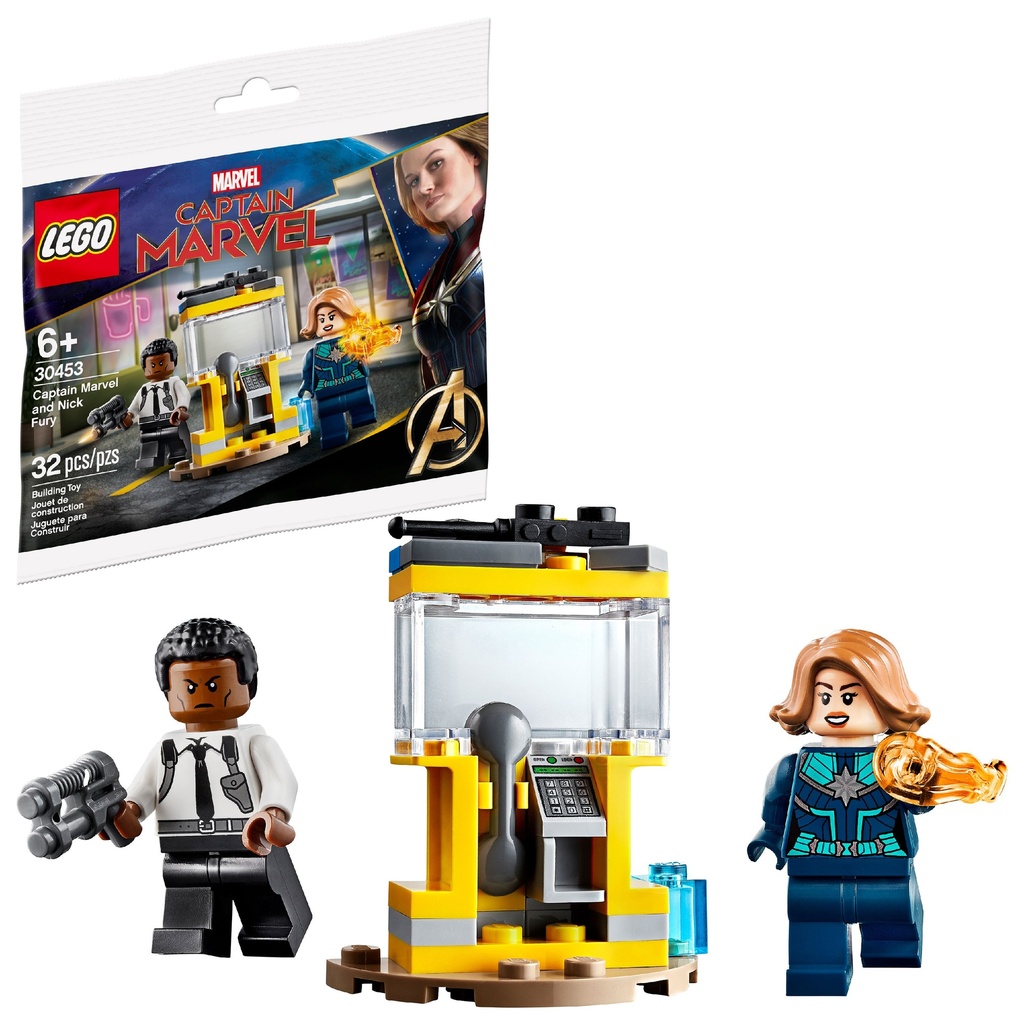 Lego Marvel Captain Marvel and Nick Fury polybag 30453