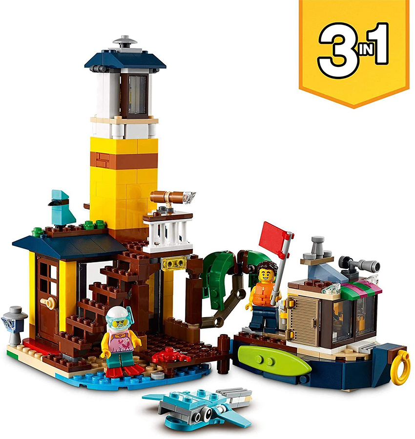 Lego Creator Casa Surfera en la Playa 31118