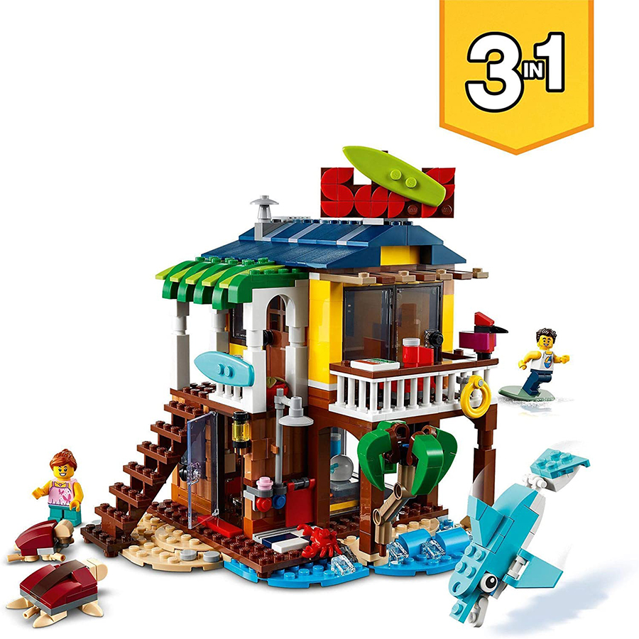 Lego Creator Casa Surfera en la Playa 31118