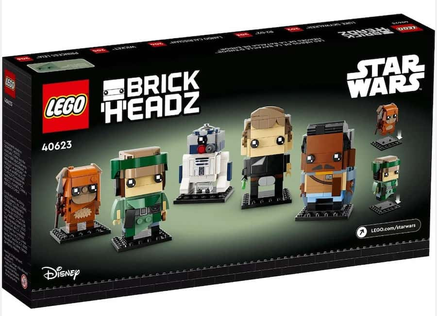 Lego Brickheadz StarWars Héroes de la Batalla de Endor 40623