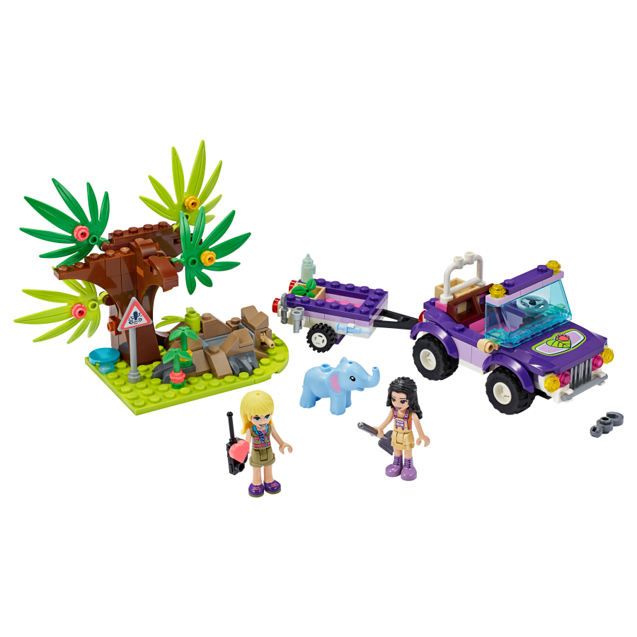 Lego Friends Rescate en la Jungla del Bebé Elefante 41421