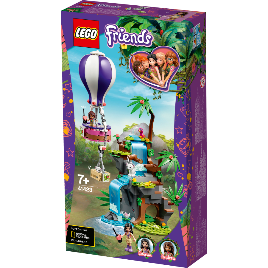 Lego Friends Rescate en la Jungla del Tigre en Globo 41423