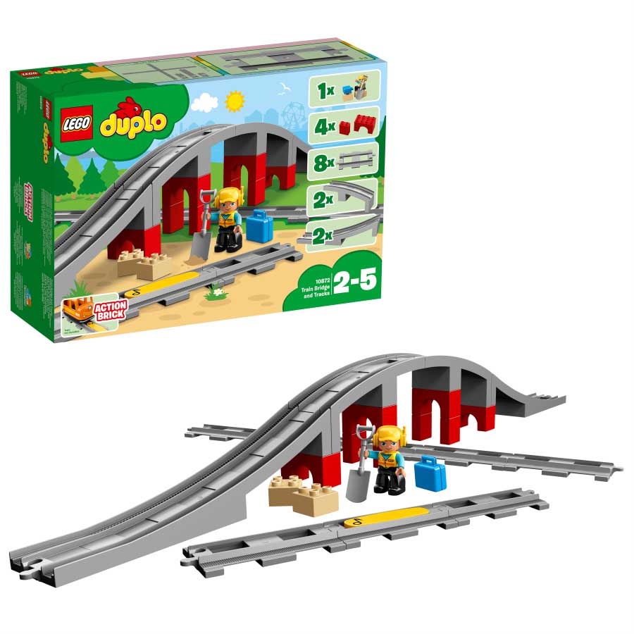 Lego Puente y vías ferroviarias 10872