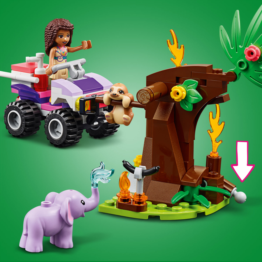 Lego Friends Base de Rescate en la Jungla 41424