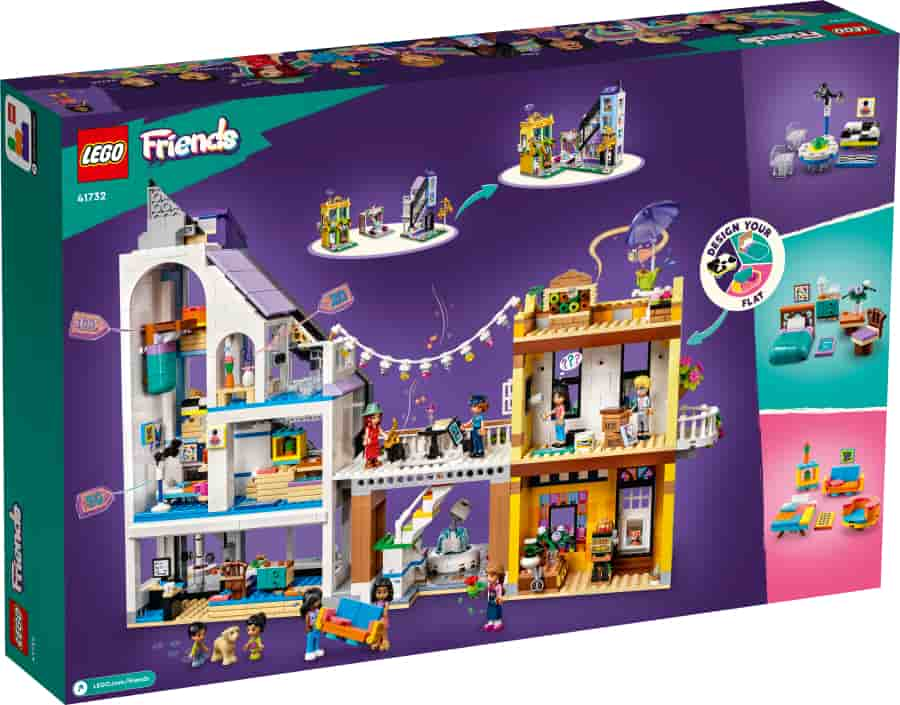 Lego Friends Floristería y Tienda de Diseño del Centro 41732