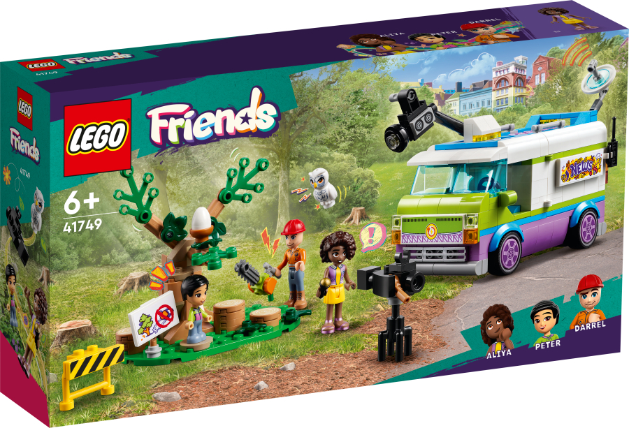 Lego Friends Unidad Móvil de Noticias 41749