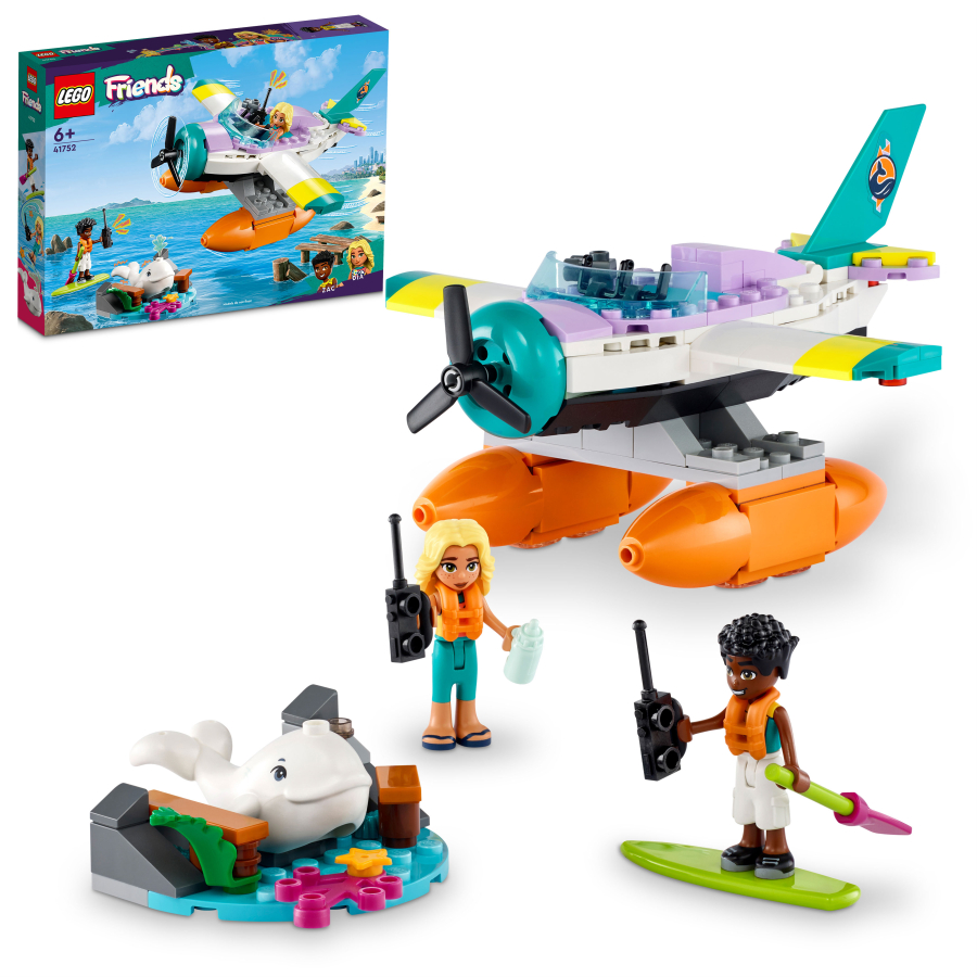 Lego Friends Avión de Rescate Marítimo 41752