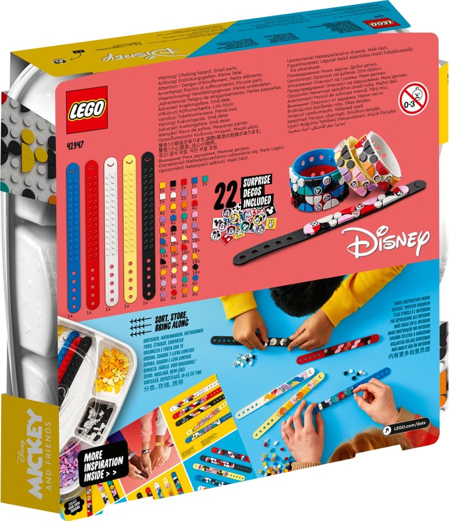 Lego DOTS Pulseras Mickey & Friends Mega Pack 41947