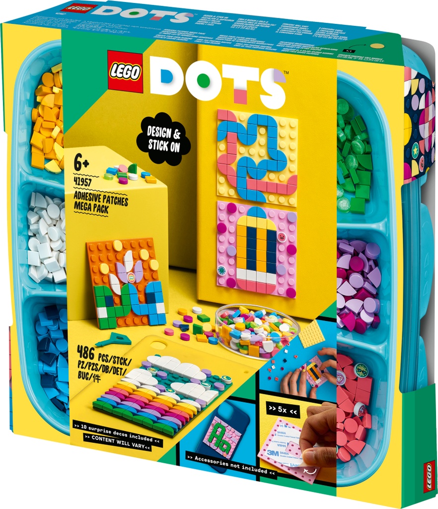 Lego DOTS Megapack de Parches Adhesivos 41957