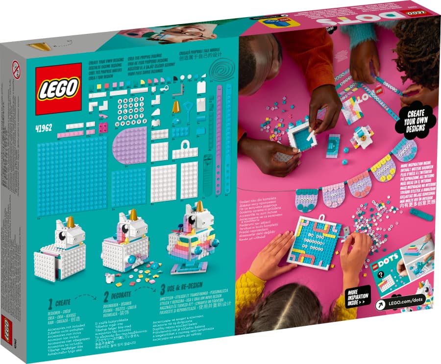 Lego DOTS Pack Creativo Familiar Unicornio 41962