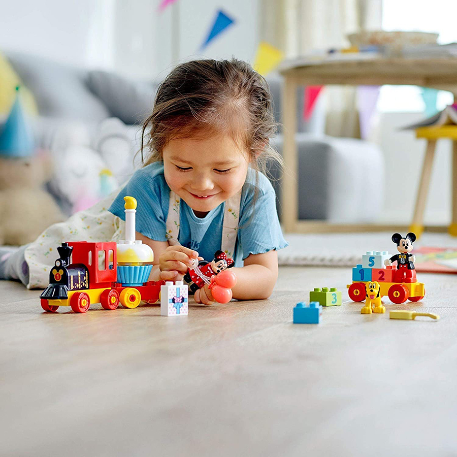 Lego Duplo Tren de Cumpleaños de Mickey y Minnie 10941