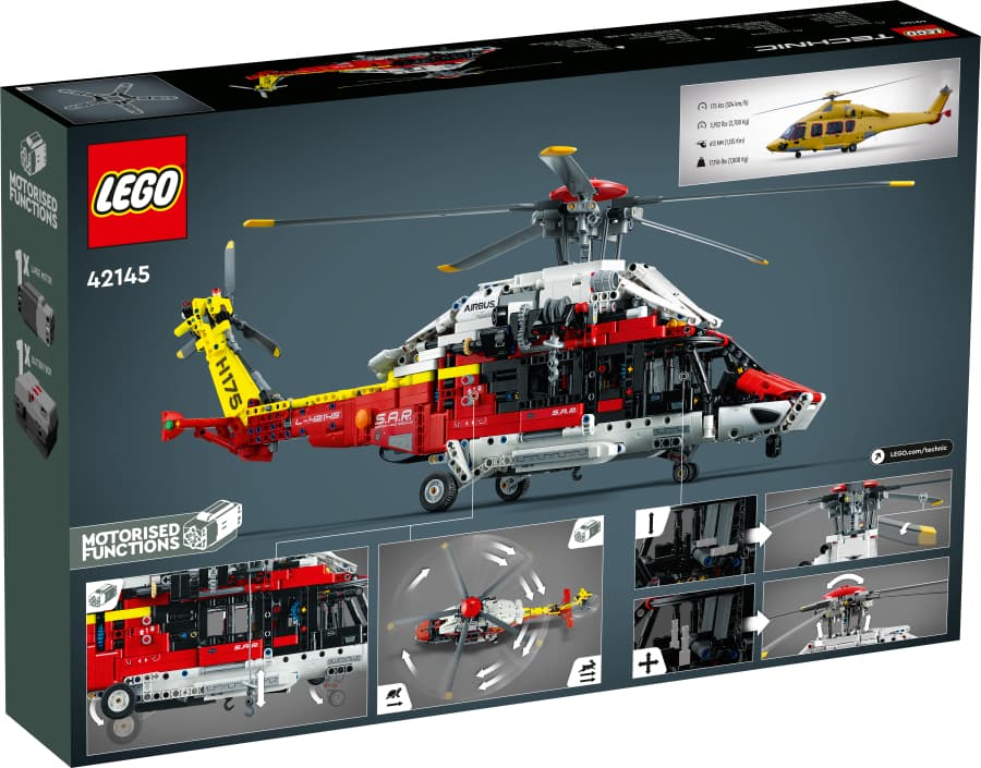 Lego Technic Helicóptero de Rescate Airbus H175 42145