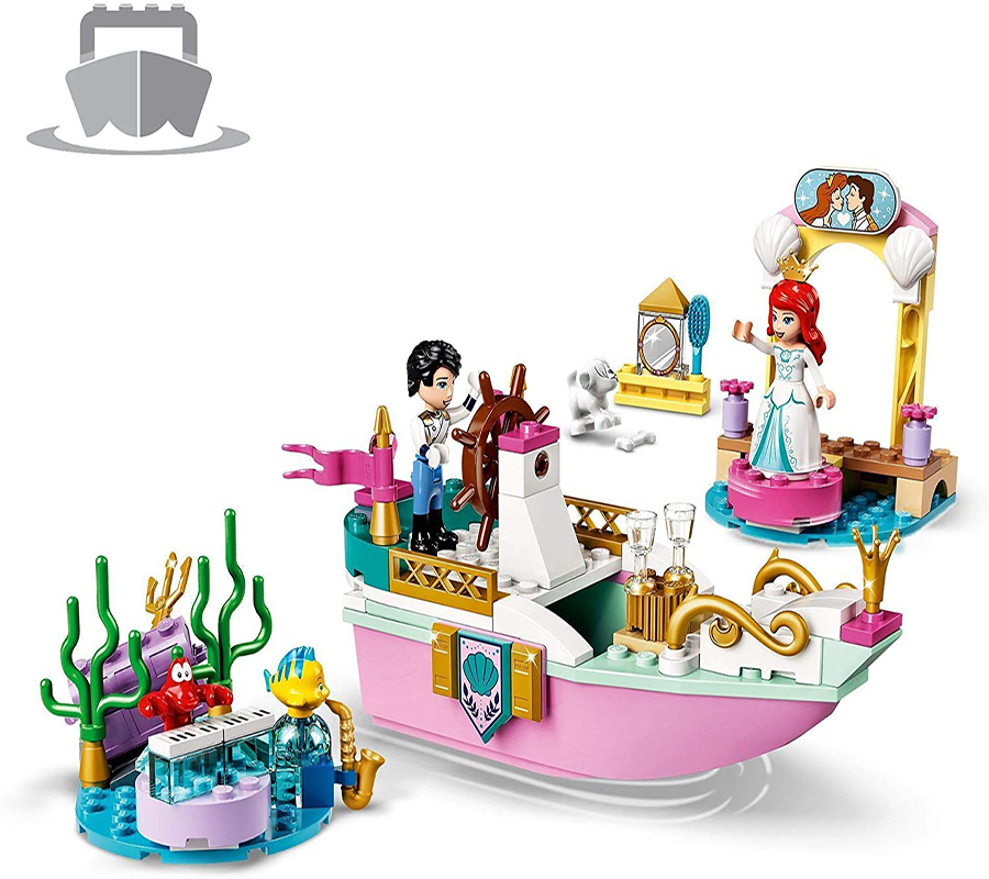 Lego Disney Barco de Ceremonias de Ariel 43191